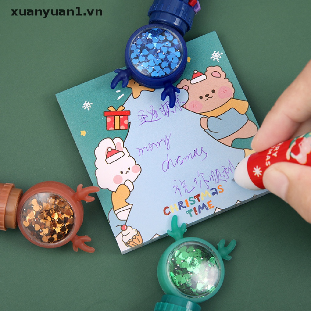 Bút Bi Nhiều Màu Họa Tiết Giáng Sinh Đáng Yêu