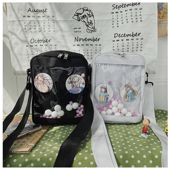 Túi Đeo Chéo Vai Trong Suốt Phong Cách Anime