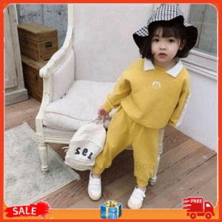 [Hàng Quảng Châu] Bộ Thu Đông Dài tay Cho Bé Trai Bé Gái 2 3 4 5 Tuổi