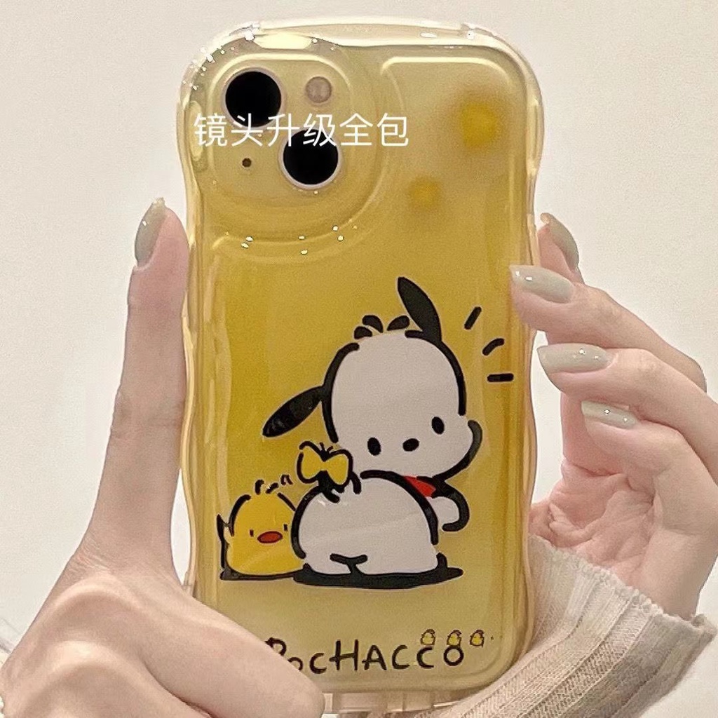 Ốp Điện Thoại Dẻo Trong Suốt Họa Tiết Chú Chó Cinnamon Chống Sốc Cho iPhone14 12 pro 7 118Plus xs 14 xr 13