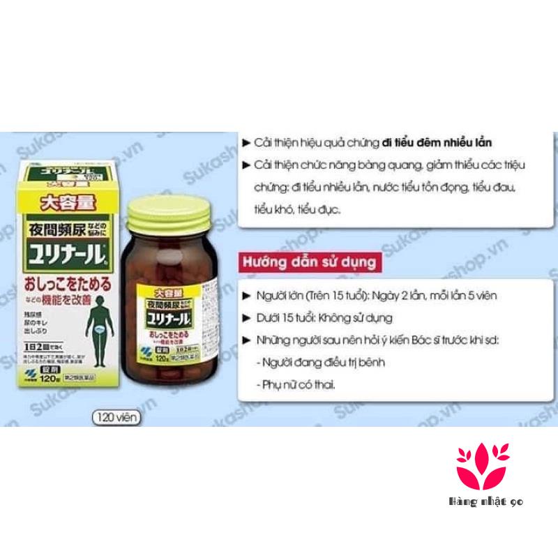 Viên uống hỗ trợ trị tiểu đêm Kobayashi -120 viên    Nhật Bản