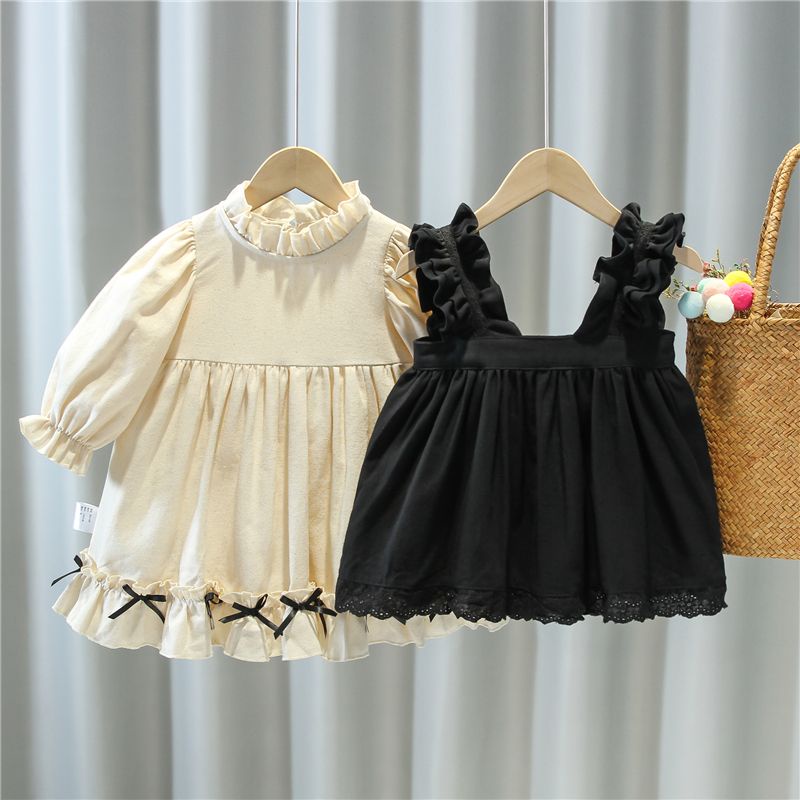 Đầm Công Chúa lolita Thời Trang Xuân Thu Cho Bé Gái