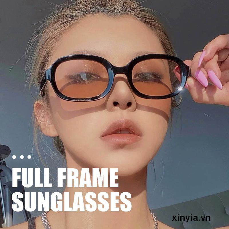 Kính Mát Gọng Oval Phong Cách Vintage Thời Trang Cho Nữ