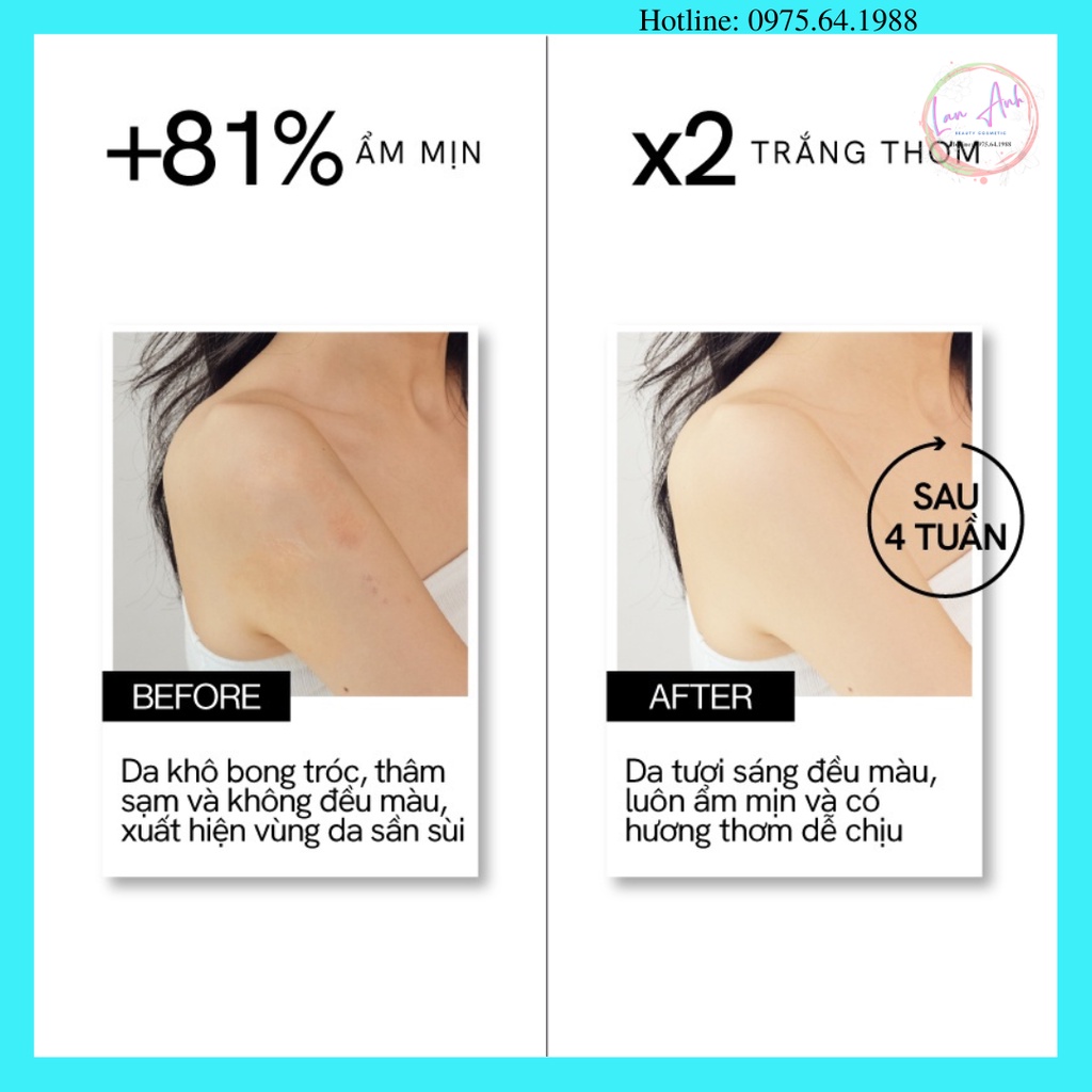 Sữa Tắm Trắng Da Hương Nước Hoa D​e M​emoria Scented Brightening B​ody Cleanser 300ml