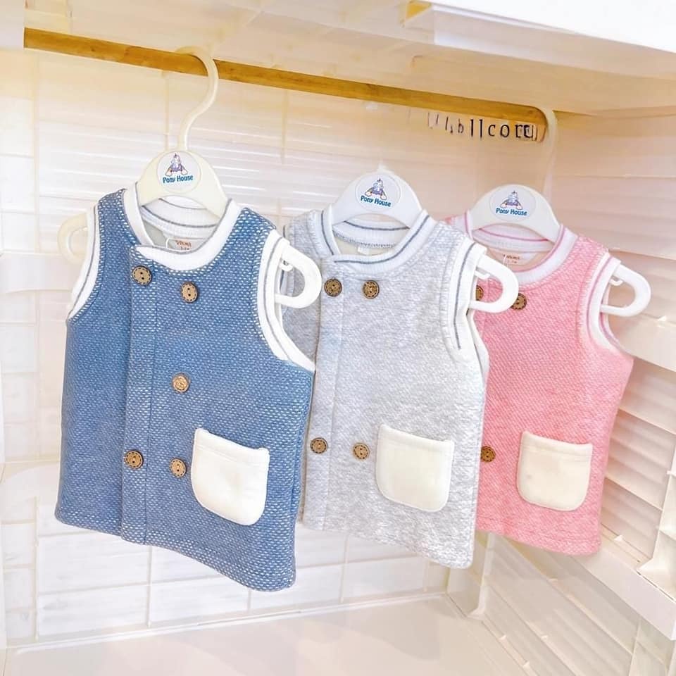 Áo ghile nỉ lót bông Dokma DA1286 6-13kg