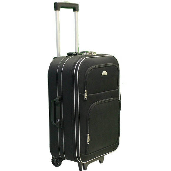 Vali Du Lịch Kéo Tay BI& TI màu đen có nắp 24 Inch