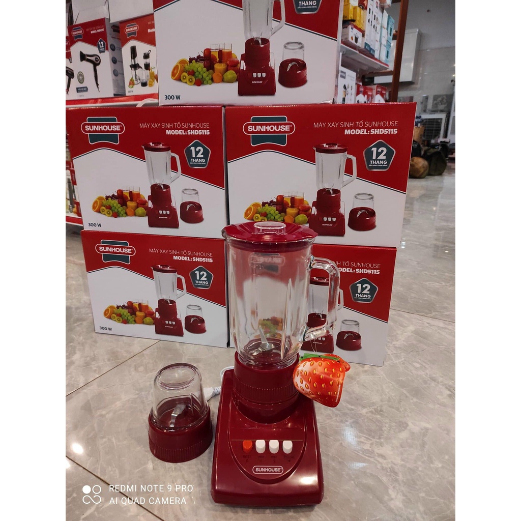 Máy xay sinh tố SUNHOUSE SHD5115 Bảo hành 12 tháng