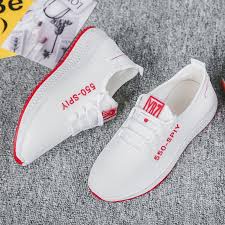 Giầy thể thao nữ giày sneaker nữ buộc dây V202