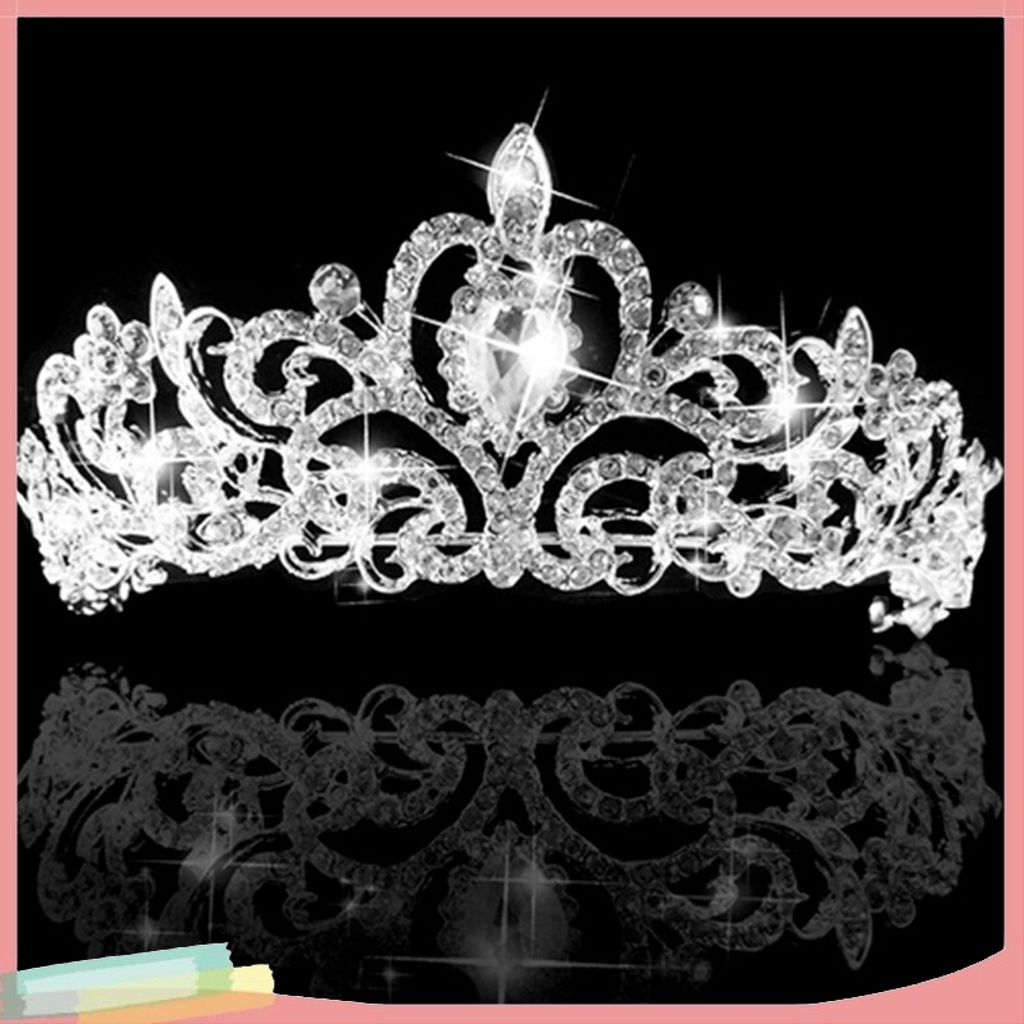 Vương Miện Đính Đá Lấp Lánh Sang Trọng Cho Cô Dâu