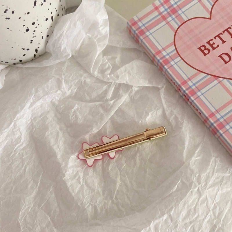 Set 2 Kẹp Tóc Hoa / Chữ Cái Thời Trang Hàn Quốc