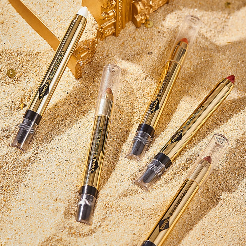 Thỏi Phấn Mắt Hai Đầu 6 Màu Tùy Chọn Chống Nước Không Nhòe Tiện Dụng