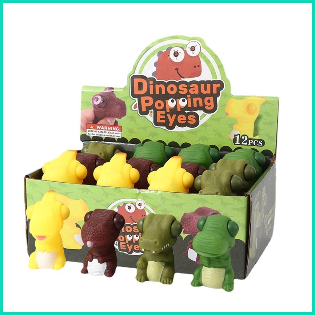 Đồ Chơi Nắn Bóp Đàn Hồi Giảm Stress Hình Khủng Long Dễ Thương