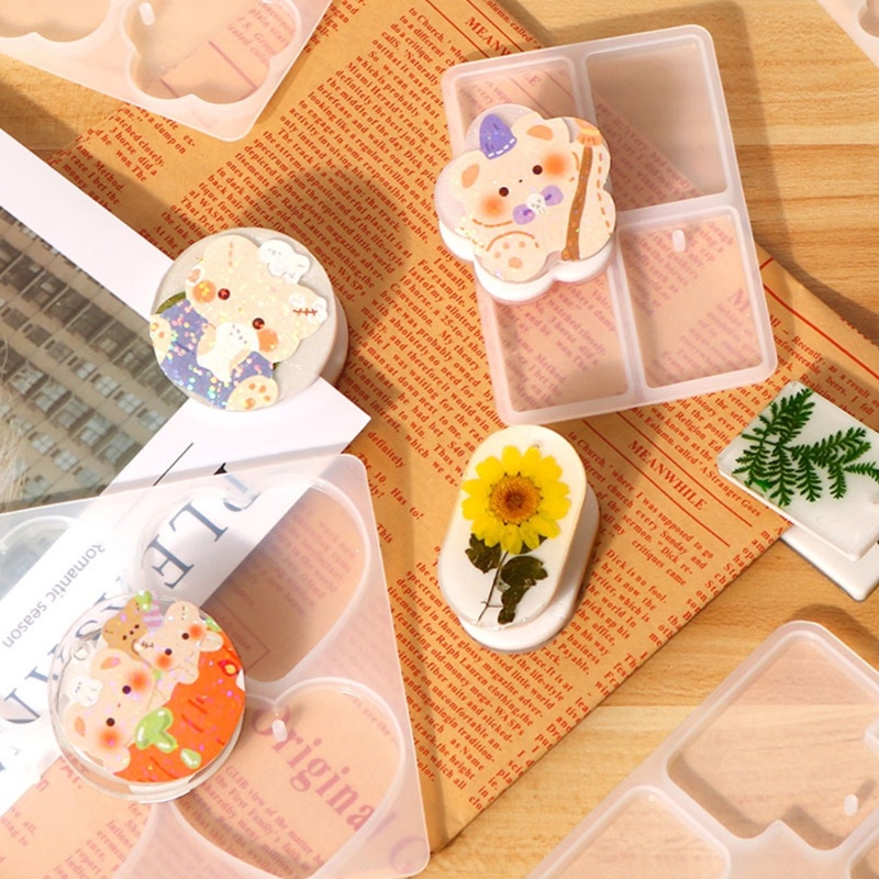 Khuôn Silicone Làm Kẹp Tóc / Trang Sức Hình Kẹp Tóc