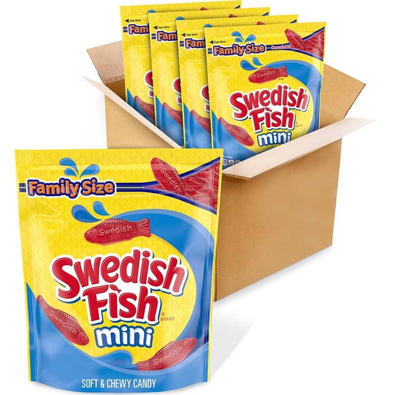 Kẹo Dẻo Trái Cây Hình Cá Swedish Fish bịch 816g