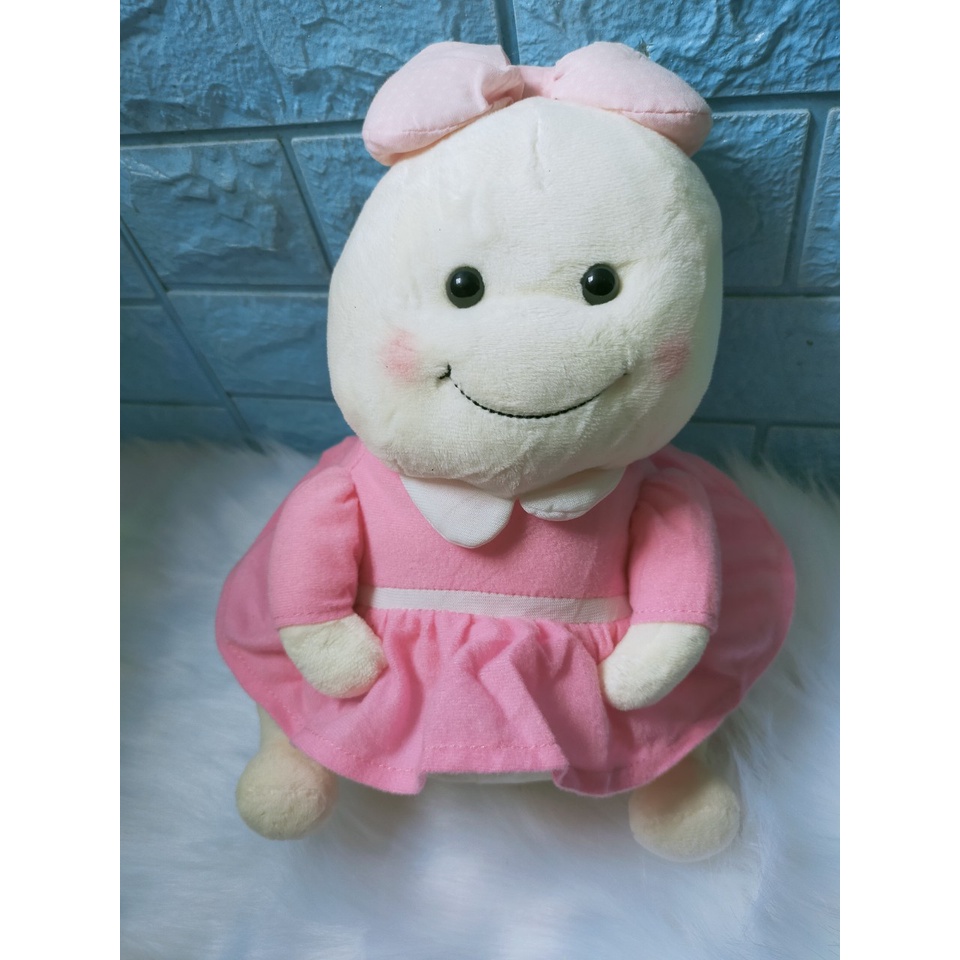 Gấu bông quà tặng, thú nhồi bông to dài 25cm, độ mới ca, đã giặt sạch, đồ chơi thân thiện