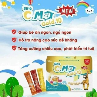 (Chính hãng) Siro Cá mập Gold 10  mẫu Mới 3 vị
