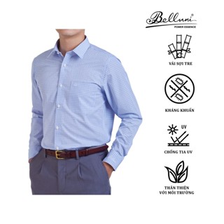 Áo sơ mi nam dài tay BELLUNI vải sợi tre chống nhăn - ABD.BP.BE.167.B3