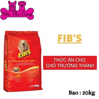 Thức ăn hạt fib's bao xá bao 20kg cho chó trưởng thành bao nguyên hạt bên trong- yêu thú cưng shop
