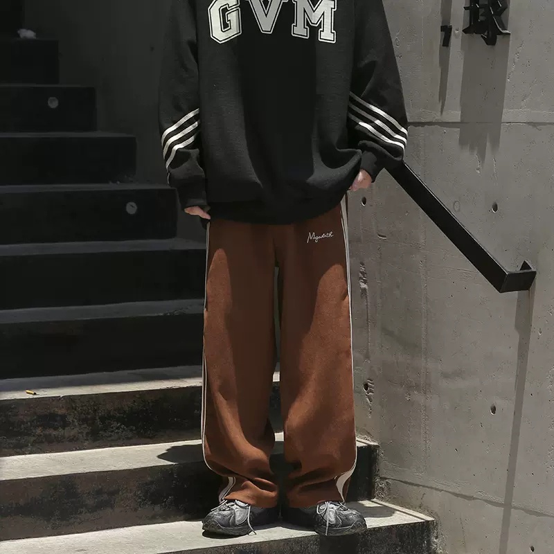 NRVP Quần Thể Thao Dài Dáng Rộng Phong Cách Thời Trang Hàn Quốc