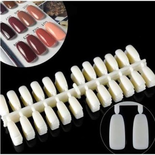 Móng que mẫu phom vuông nhọn tập sơn vẽ móng chuyên dụng set 50 que đủ 2 màu trong đục