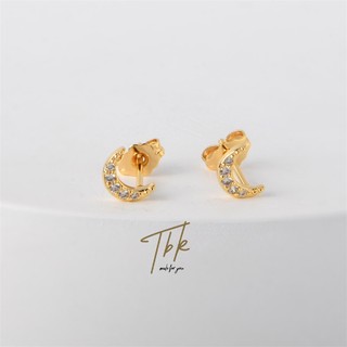 Set 3 Đôi Bông Tai Mạ Vàng 18k 149e