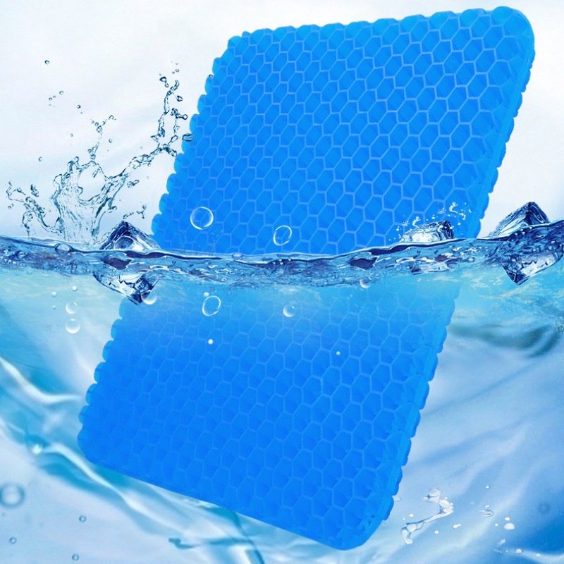 Nệm ngồi Gel silicon tổ ong 3D - Thiết kế thông minh, chống đau mõi, chống trĩ, chống thoát vị đĩa đệm vinhwatch