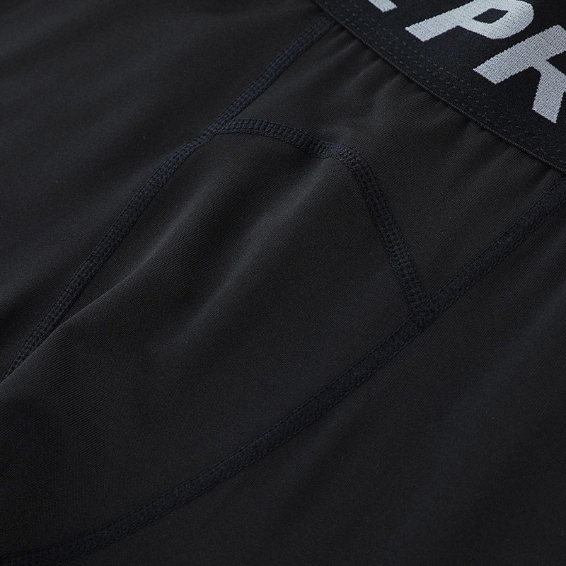 [Xuất Khẩu Từ Nước Ngoài] Quần Legging Ôm Dáng Co Giãn Nhanh Khô Dành Cho Nam Tập Luyện Bóng Rổ Chạy Bộ