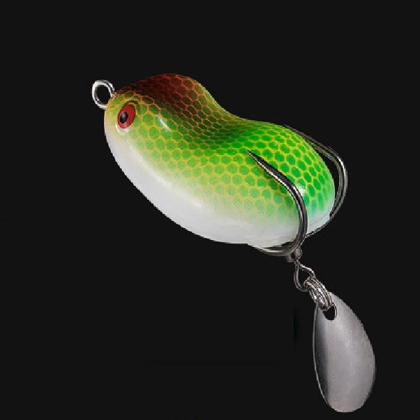 Shengyao mồi giả Mồi Câu Cá Giả Hình Con Ếch 4cm/7g Super Frog Lure Mồi giả câu cá lóc