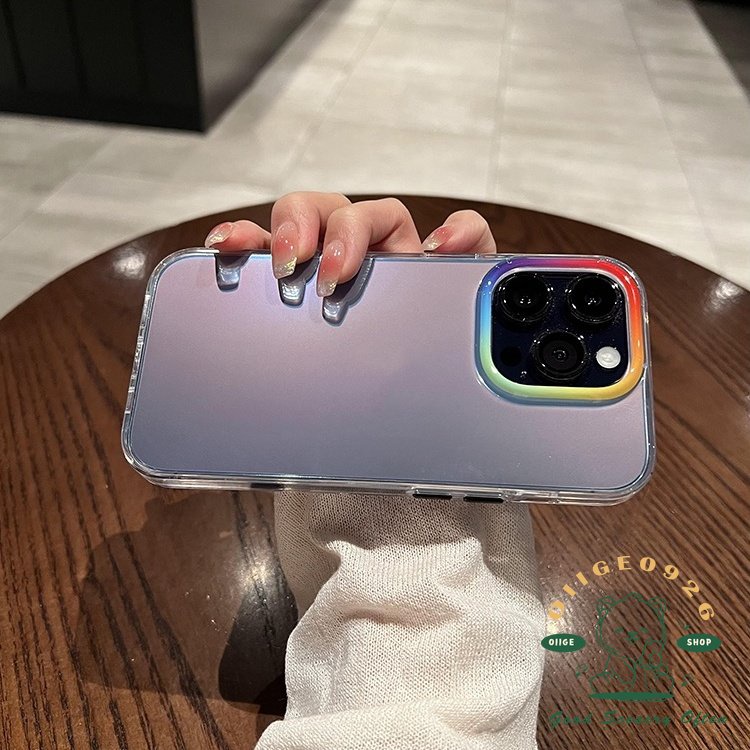 Ốp Điện Thoại TPU Chống Rơi Họa Tiết Cầu Vồng Cho Iphone14 13 Pro Max Plus
