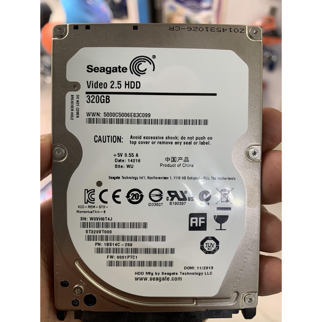 Ô cứng laptop 320gb HDD zin tháo máy chính hãng
