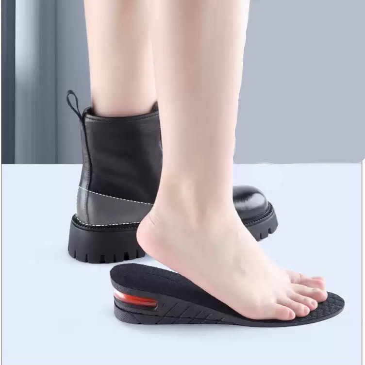 Lót giày tăng chiều cao 3cm, 5cm, 7cm, 9cm có đệm khí cả bàn, cao cấp SHOE CARE LG1