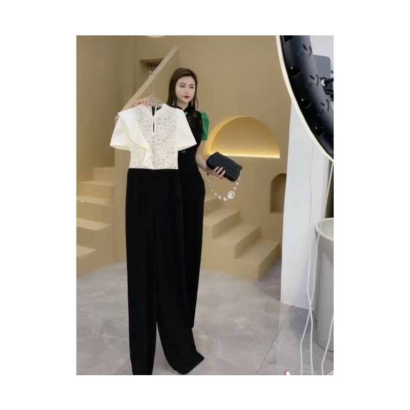 Áo Liền Quần Ren Mỏng Phong Cách Đường Phố Thời Trang Xuân Thu Mới Cho Nữ | BigBuy360 - bigbuy360.vn