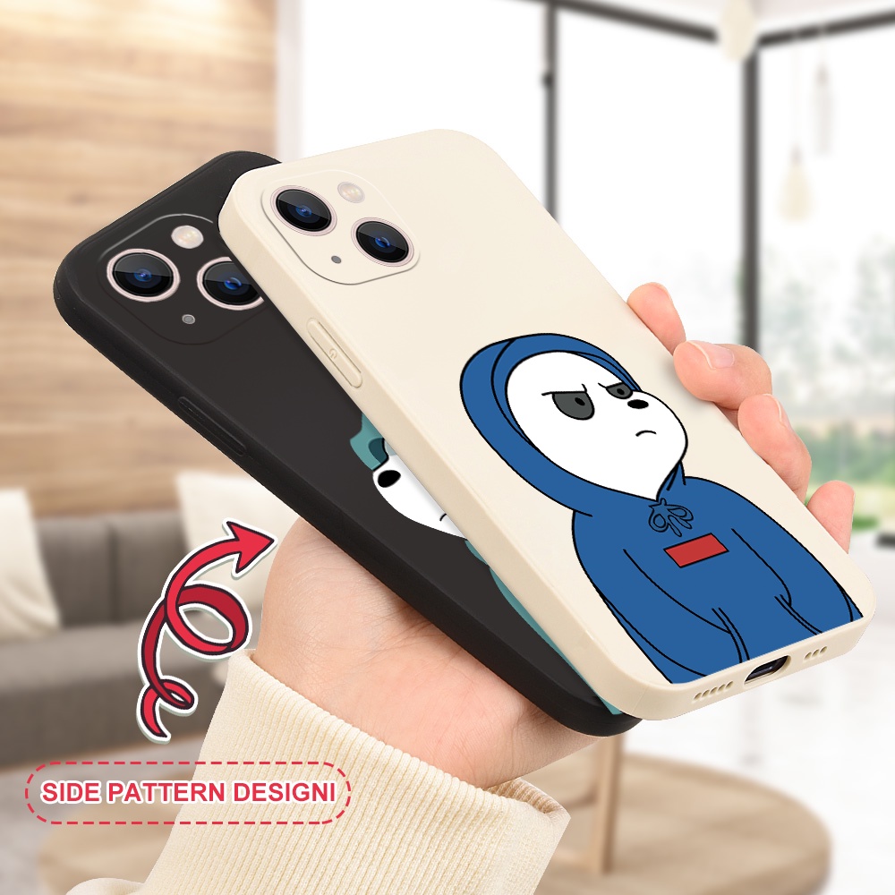 Ốp Điện Thoại Silicon Mềm Họa Tiết Hoạt Hình Cho iPhone 14 Pro Plus Max 13 12 11 mini Pro Max XS XR X 7 8 SE 6 6S mini Pro