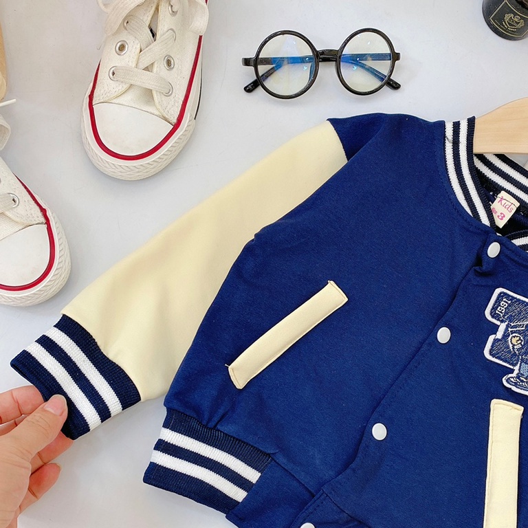 Rập giấy áo bomber cho bé trai và gái