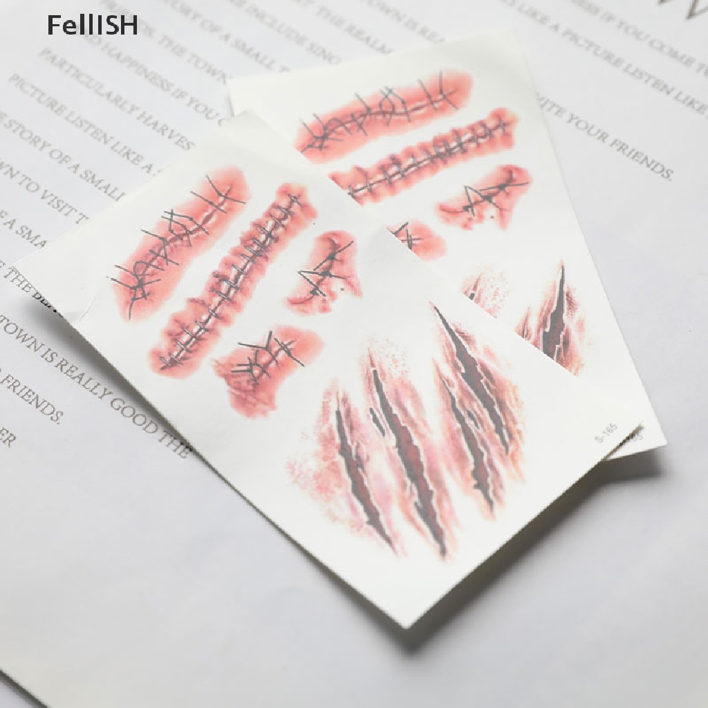 Hình Xăm Dán Tạm Thời Chống Thấm Nước Họa Tiết Halloween 439br