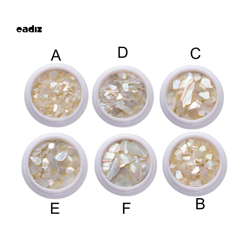 1 Hộp Đá Đính Móng Tay Hình Vỏ Sò