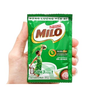 Bịch 330g MILO Active Go sữa bột lúa mạch 3 in 1