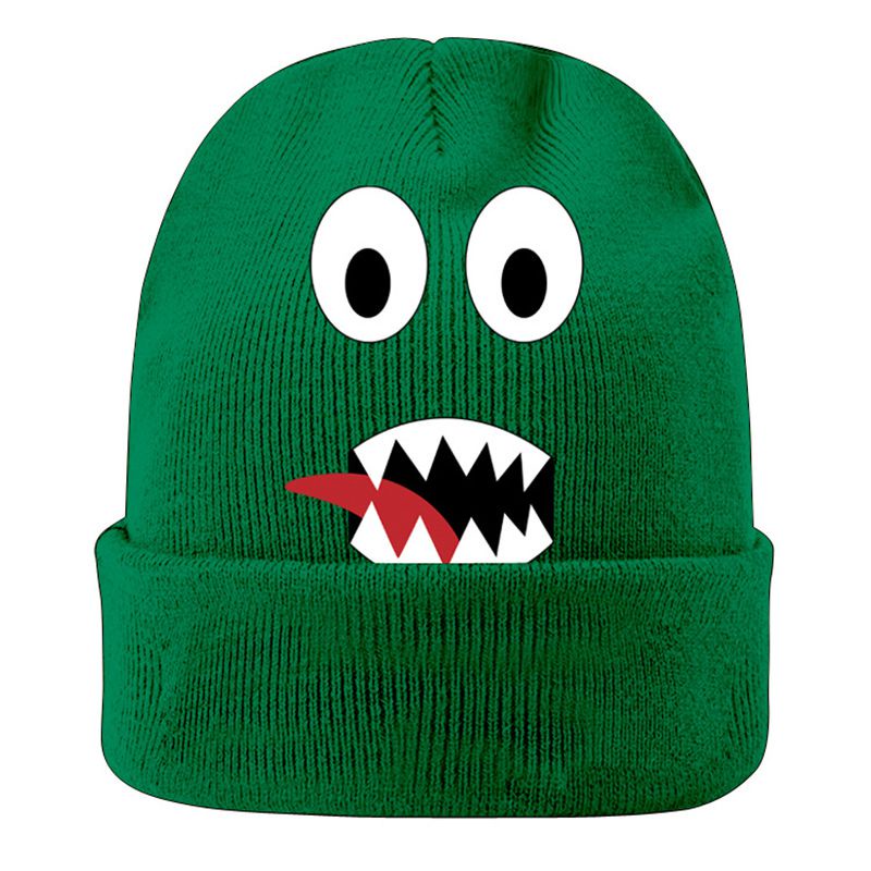 Roblox theme Rainbow Friends Knitted Cap Printed Elastic Hat Warm Kids Adult Xmas Gift