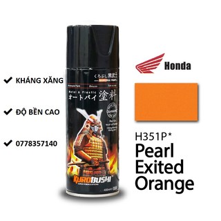 H351p sơn xịt samurai màu cam ngọc trai