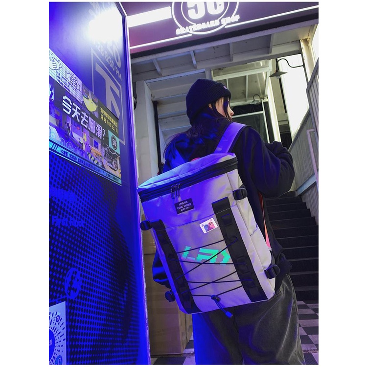 Balo phượt teen huy chương ruy băng Hottrent mosh mới có phản quang Shalla k1991