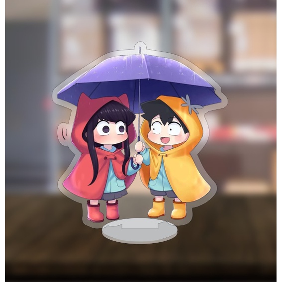Mô hình standee anime Komi - Ayanokoji - One Punch man - Levi chibi 5cm /10cm