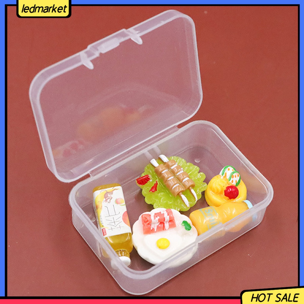 Bộ 5 Mô Hình Bình Bánh Quy / Thức Ăn Độc Đáo Dễ Phối Đồ Trang Trí Nhà Búp Bê