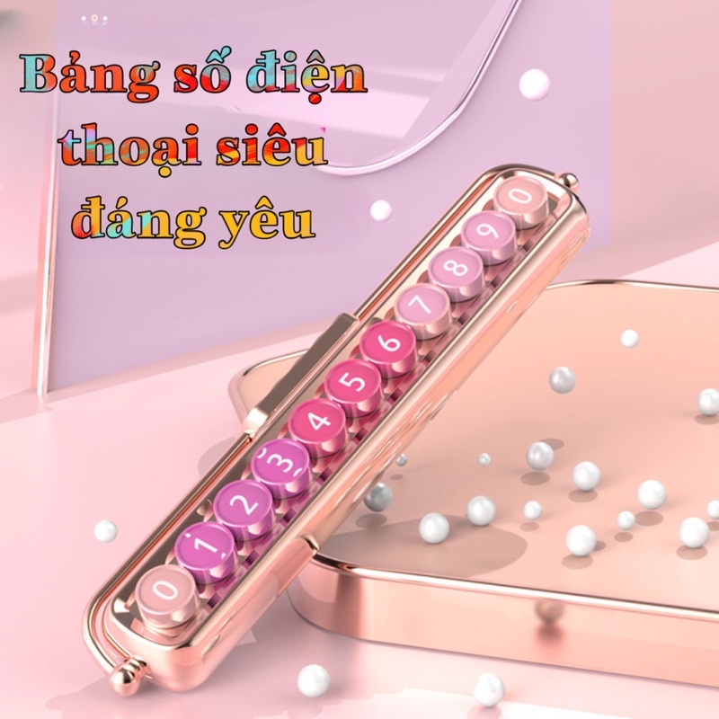 Bảng số điện thoại trên ô tô /Bảng ghi số điện thoại đa dạng, nhiều mẫu mã