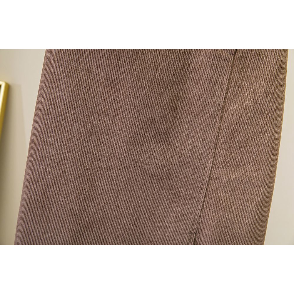 Chân Váy Nhung Dáng Chữ A Lưng Cao Xẻ Tà Thời Trang Thu Đông Mới 2022