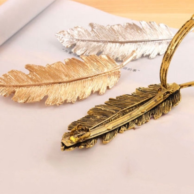 Kẹp tóc hình chiếc lá thời trang cho nữ