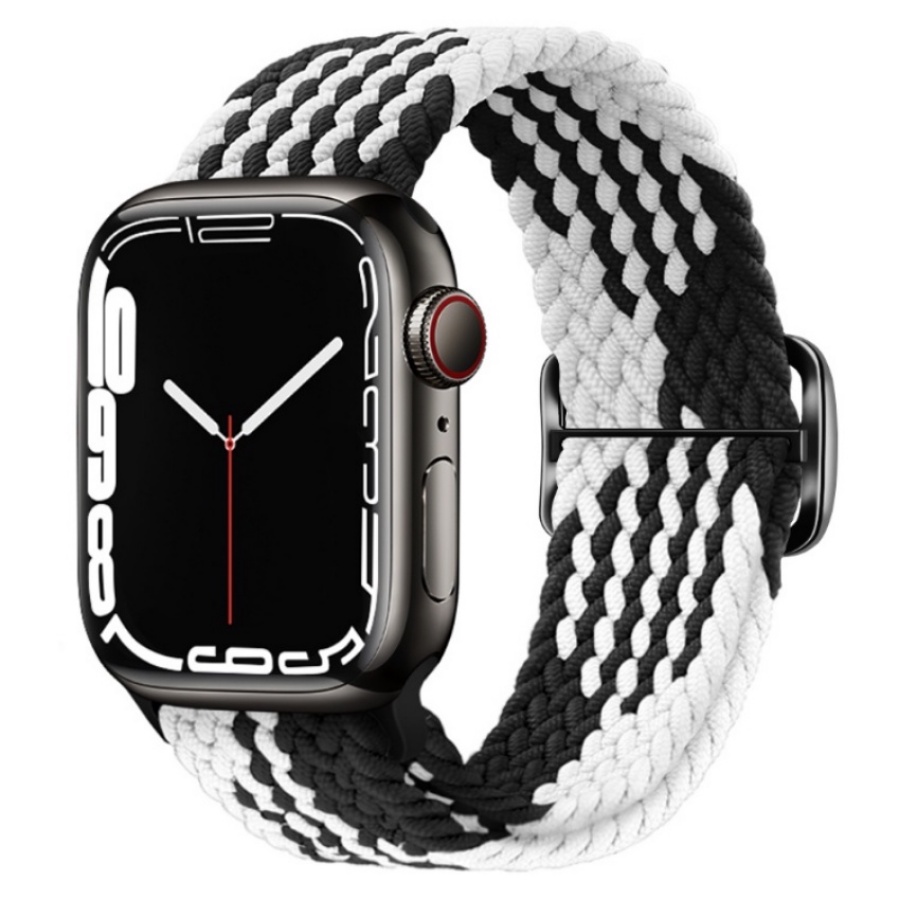 Dây Đeo Đồng Hồ Bằng Nylon Co Giãn Cho Apple Watch Series ultra 8 7 SE 49mm 44mm 41mm 45mm 42mm 6 5 4 3 2 1 40mm 38mm