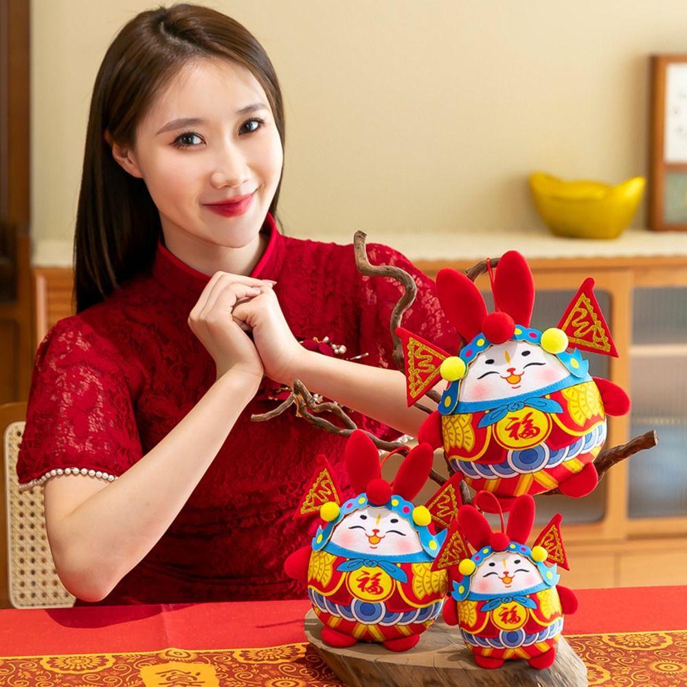 Búp Bê Nhồi Bông Phong Cách Trung Hoa Trang Trí Năm Mới