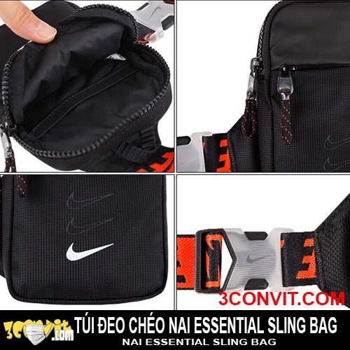 Túi đeo chéo thời trang mini đa năng Nai Sportswear Essential Hip Pack
