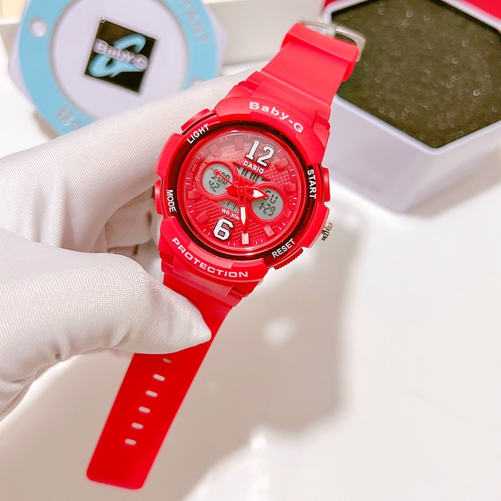 Đồng hồ nữ Baby Girl - Casio - Size 40mm, dây cao su dẻo,  khóa cài, thể thao dành cho nữ