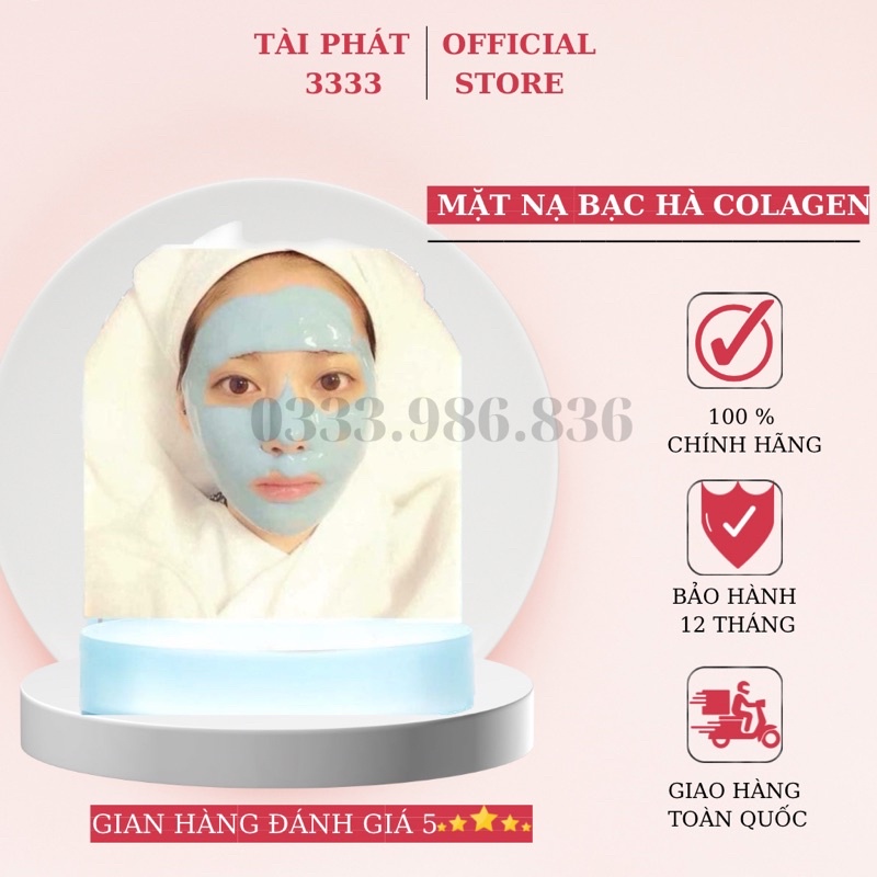 Mặt nạ bạc hà dẻo Collagen 1000g